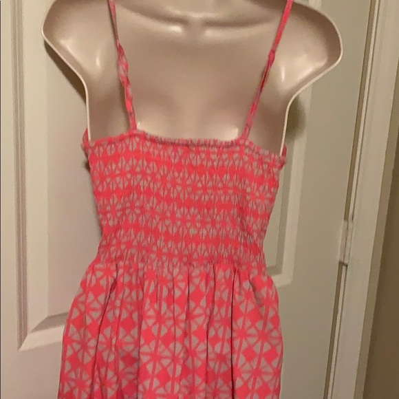 Hot Pink And Grey ROXY Sundress XL - Picture 3 of 4